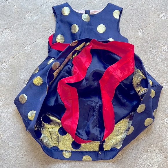 Mini Boden Polka Dot Formal Dress - Picture 5 of 5